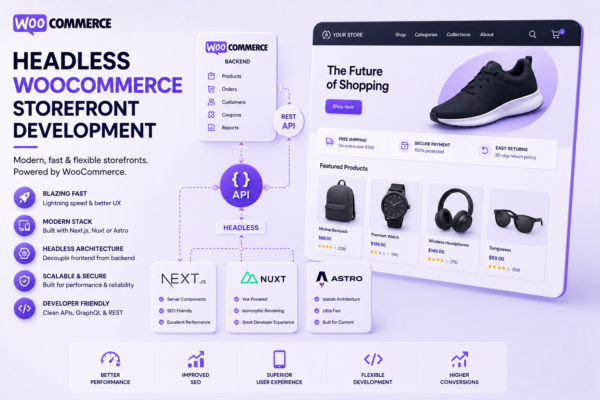 Headless WooCommerce Storefront Development